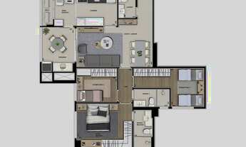 Imagem 6: Apartamento para venda com 105 metros quadrados com 3 quartos em Bela Vista - Cuiabá - MT