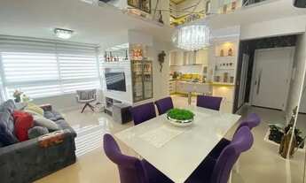 Imagem 2: Apartamento mobiliado com 3 dormitórios, sendo 1 suíte, 2 banheiros, 1 lavabo, sala de est