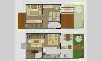 Imagem 4: Apartamento com 2 dormitórios para alugar, 52 m² por R$ 1.780,00/mês - Villa Flora Hortola