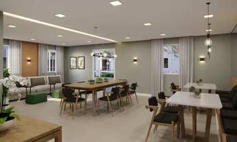 Imagem 2: Apartamento para venda tem 38 metros quadrados com 2 quartos em Campestre - Santo André