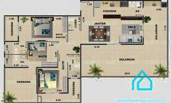 Imagem 2: Lançamento já em obras Cobertura com 3 suítes a venda na rotatória da Praia Grande em Ubat