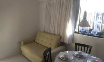 Imagem 3: Alugo flat em Boa Viagem de 1Q vista Mar