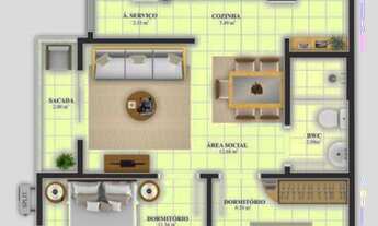 Imagem: Apto 2 quartos na ilha, financiamento bancário