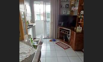 Imagem 6: Apartamento com 2 quartos,sacada com churrasqueira - Serraria - São José - SC