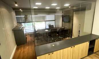 Imagem 7: Sala comercial de 170m2 mobiliada