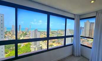 Imagem 3: Apart. mobiliado no Ed. Studio da Praia em Ponta Negra com vista mar, andar alto, lado som