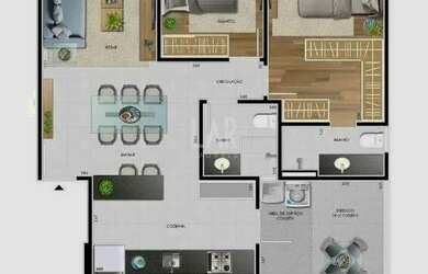 Imagem 4: Apartamento à venda, 2 quartos, 1 suíte, 2 vagas, Castelo - Belo Horizonte/MG