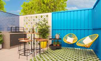 Imagem 3: Sobrado, 02 suítes com sacada, quintal, churrasqueira, 02 vagas em Condomínio. O Único na