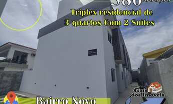 Imagem 3: Triplex para venda possui 76M² com 3 quartos sendo 2 suites em Bairro Novo - Olinda/PE - 3
