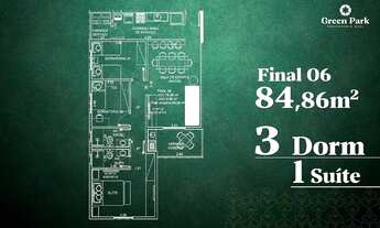 Imagem 5: Apartamento para venda com 85 m² através de COTAS
