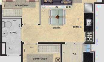 Imagem 5: Apartamentos no Wanel Ville a partir de 169 mil com entrada mega facilitada + subsídios