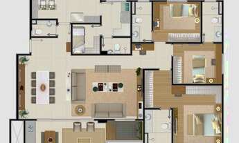 Imagem 6: Apartamento com 4 Quartos a Venda, 158m² no Urbanova em São José dos Campos