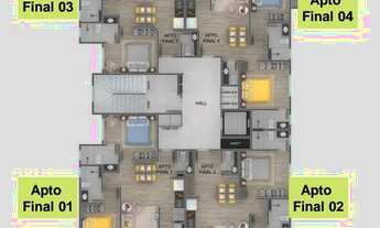 Imagem 4: Apartamento a venda 2 suítes sacada goumert piscina em Itaguá - Ubatuba - SP