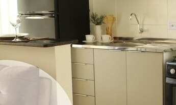 Imagem 4: Casa térrea com 2 dormitórios, sala, cozinha americana..Condomínio fechado com lazer comp