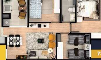 Imagem 2: Lançamento no Parque Industrial: apartamento C/ 3 dormitórios e Varanda Gourmet - 73m2!