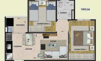 Imagem 3: Apartamentos no Wanel Ville a partir de 169 mil com entrada mega facilitada + subsídios