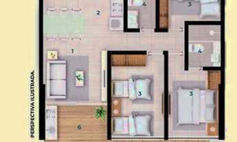 Imagem 2: Apartamento para venda com 90 metros quadrados com 3 quartos em Muro Alto