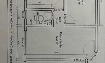 Imagem 6: Apart. 2/4, Jardim das Margaridas, 1 andar, Quitado, Cond. Parque das Orquídeas