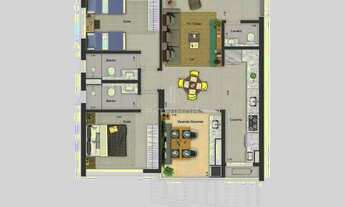 Imagem 7: Apartamento 80,45m², 02 Suítes c/ lazer completo em Jd. Olhos D'Água - Ribeirão Preto