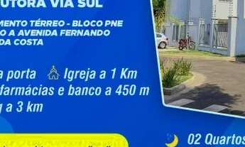 Imagem: Apartamento terreo PNE com 52 m 2 quartos