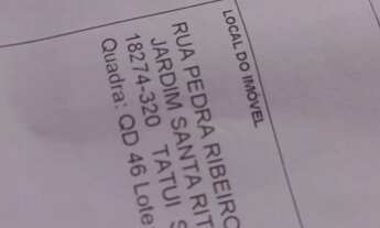 Imagem 2: Vendo um lote no jardim santa Rita mede 5/25 valor 56 mil reais