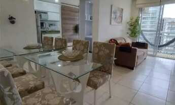 Imagem 3: Apto semi-mobiliado, 1 quarto, 100m do mar, lazer clube, 1 vaga de garagem demarcada