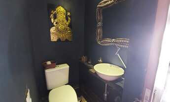 Imagem 7: Apartamento 3 suítes com vista 360° decoração impecável Tombo Guarujá SP