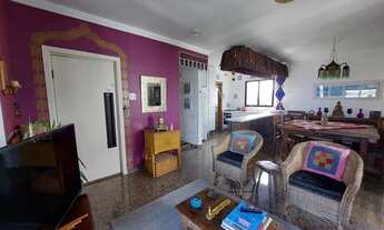 Imagem 3: Apartamento 3 suítes com vista 360° decoração impecável Tombo Guarujá SP