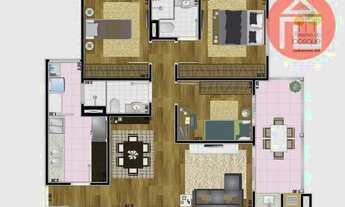 Imagem 4: Apartamento com 3 dormitórios à venda, 83 m² por R$ 775.000,00 - Centro - Bragança Paulist