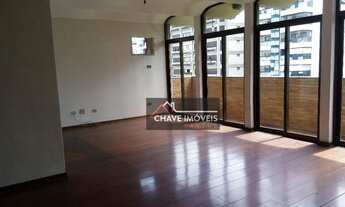 Imagem 2: Apartamento com 4 dormitórios para alugar, 185 m² por R$ 6.500,00/mês - Boqueirão - Santos