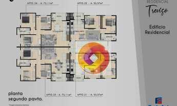 Imagem 6: Apartamento com 2 dormitórios à venda, 62 m² por R$ 230.000,00 - Planta Bairro Weissópolis