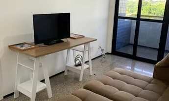 Imagem 2: Apartamento para aluguel mobiliado e condominio incluso 1 quarto sendo 1 suite