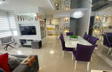 Imagem 7: Apartamento mobiliado com 3 dormitórios, sendo 1 suíte, 2 banheiros, 1 lavabo, sala de est