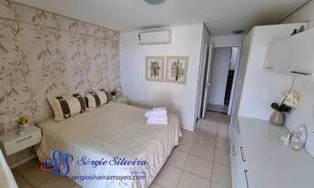 Imagem 4: Cobertura nascente e mobiliada no Porto das Dunas com 3 suítes