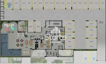 Imagem 4: Apartamento com 2 dormitórios à venda, 79 m² por R$ 647.897,43 - Santa Mônica - Uberlândia