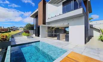 Imagem 7: Sobrado com 4 Suítes com Closet, Elevador, Piscina com Borda Infinita em Condomínio em Ind