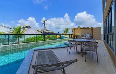 Imagem 2: APARTAMENTO EM PORTO DE GALINHAS PRONTO PARA RENTABILIZAR, MEZANINO, VARANDA, 130M² DA PRA