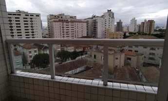 Imagem 6: Apartamento 3 dormitórios e vaga de garagem demarcada em Ponta da Praia em Santos SP