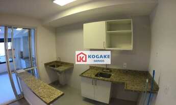 Imagem 3: Apartamento com 2 dormitórios para alugar, 73 m² por R$ 3.500,00/mês - Jardim Aquarius - S