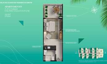 Imagem 5: Apartamento para venda possui 29 metros quadrados com 1 quarto em - Aquiraz - Ceará
