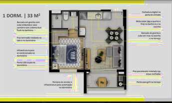 Imagem 3: Apartamento com 1 dormitório/studio - Jd Esplanada - condomínio clube