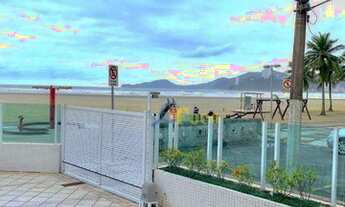 Imagem 5: Amplo apartamento pé na areia, com vista para o mar, 3 dormitórios à venda, 148 m² por R