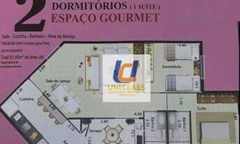 Imagem 4: Apartamento com 2 dormitórios à venda, 81 m² por R$ 120.000,00 - Parque Esplanada - Embu d