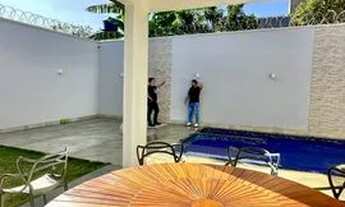 Imagem 2: Aluguel-casa térrea de alto padrão em Aparecida de Goiânia com piscina aquecida totalmente