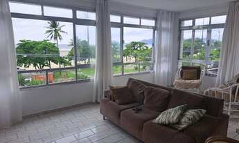 Imagem 2: Apartamento para aluguel 3 dormitórios, garagem demarcada vista total mar no Gonzaga em Sa