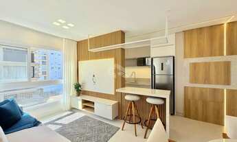 Imagem 6: Apartamento 02 quartos/suítes, mobiliado e decorado, lavabo, no bairro Zona Nova, em Capão