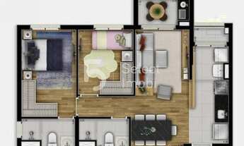 Imagem 5: Casa para venda tem 58 metros quadrados com 2 quartos