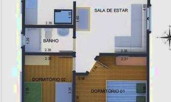 Imagem 6: Apartamento à venda, 56 m² por R$ 214.000,00 - Granja Viana - Cotia/SP