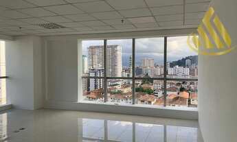 Imagem 2: Sala comercial de 224 m², totalmente reformada e climatizada, sacada com vista privilegiad