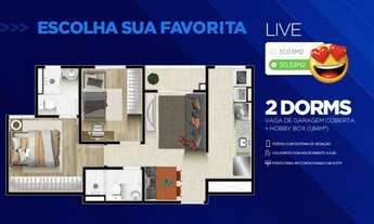 Imagem 3: Apartamento a venda no Jardim Oriente. 2 quartos com suíte e varanda - Hobby box e garagem